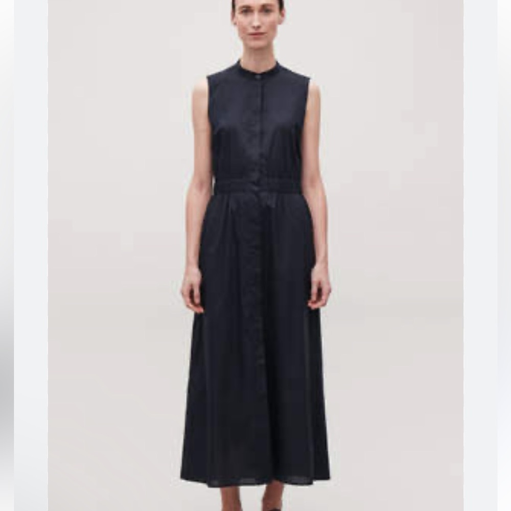 COS Open Back Shirt Dress